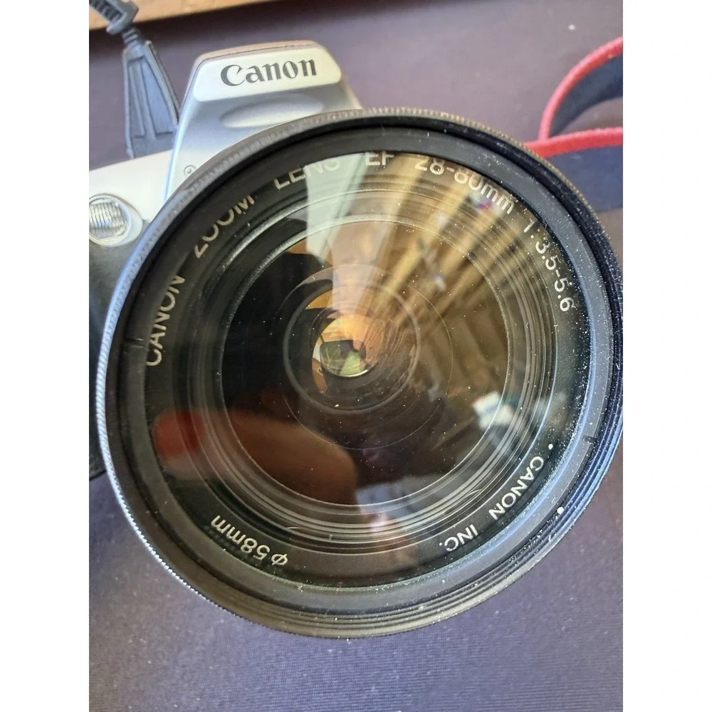 Canon EOS Rebel G 35mm Film‎ Camera w/ 28-80mm Lens Vintage